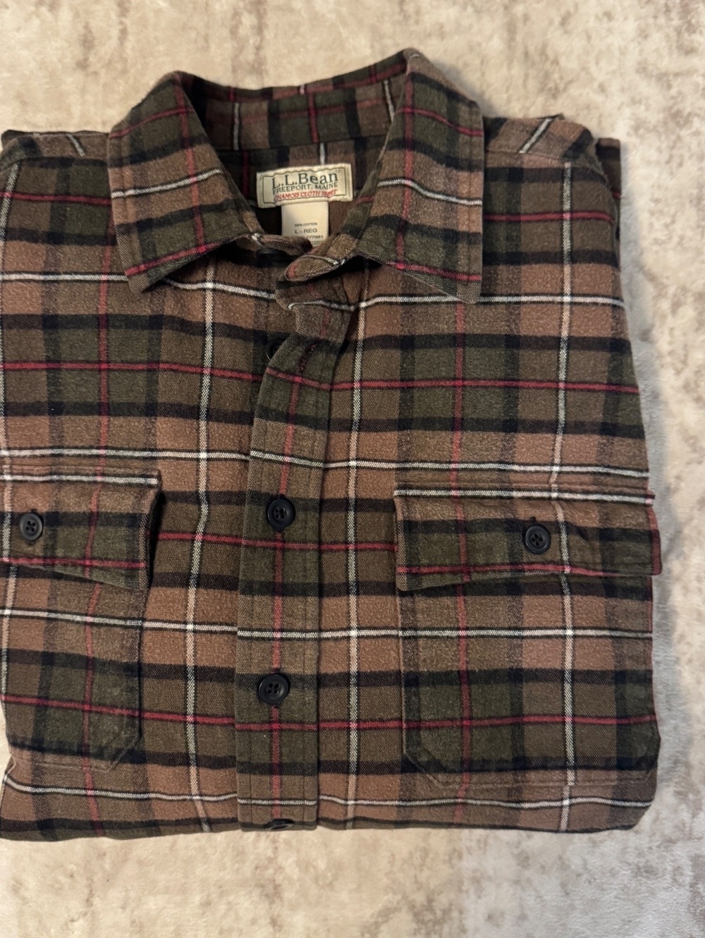 L.L Bean Thick Warm Flannel